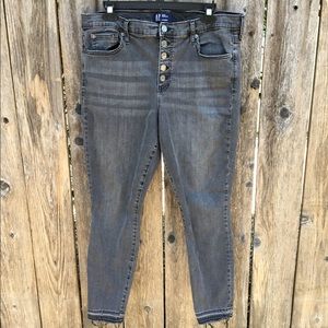 Gap high rise skinny jeans